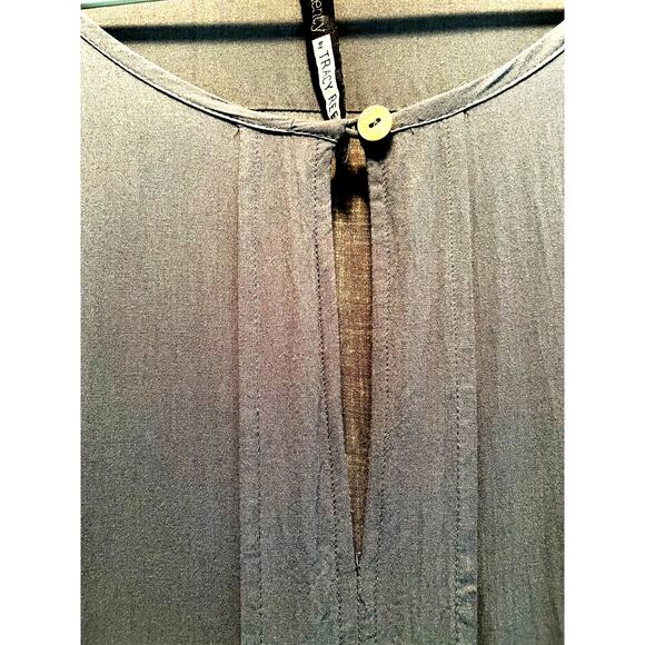Plenty by Tracy Reese Bohemian Blue Lightweight Tunic size Medium - Picture 5 of 9